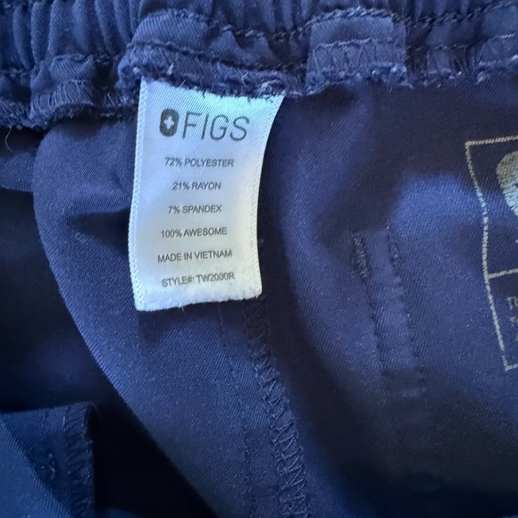 FIGS Women’s Yola Skinny Scrub Pants - Royal Blue - Size XS - Picture 4 of 9